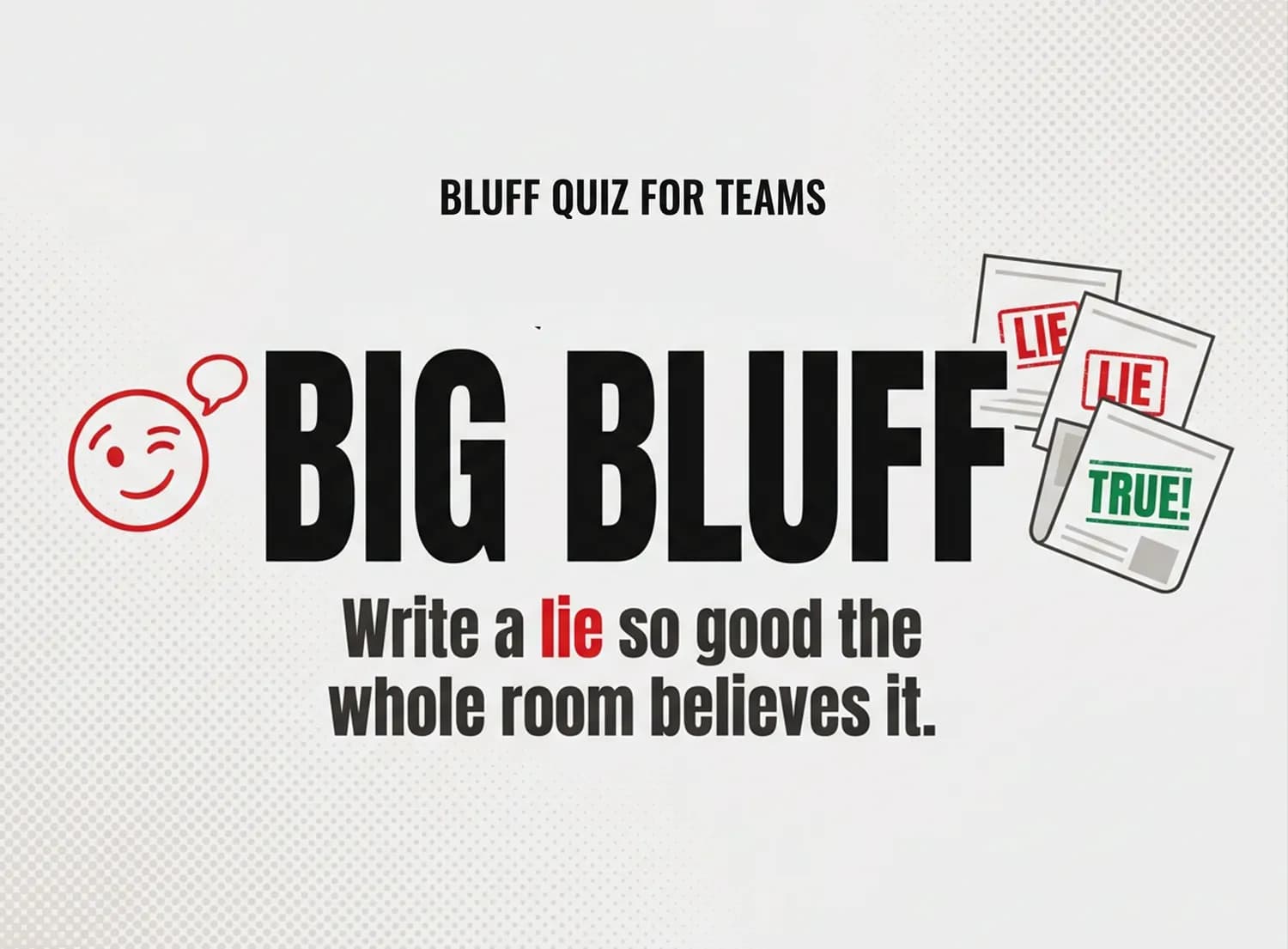 Big Bluff screenshot 1